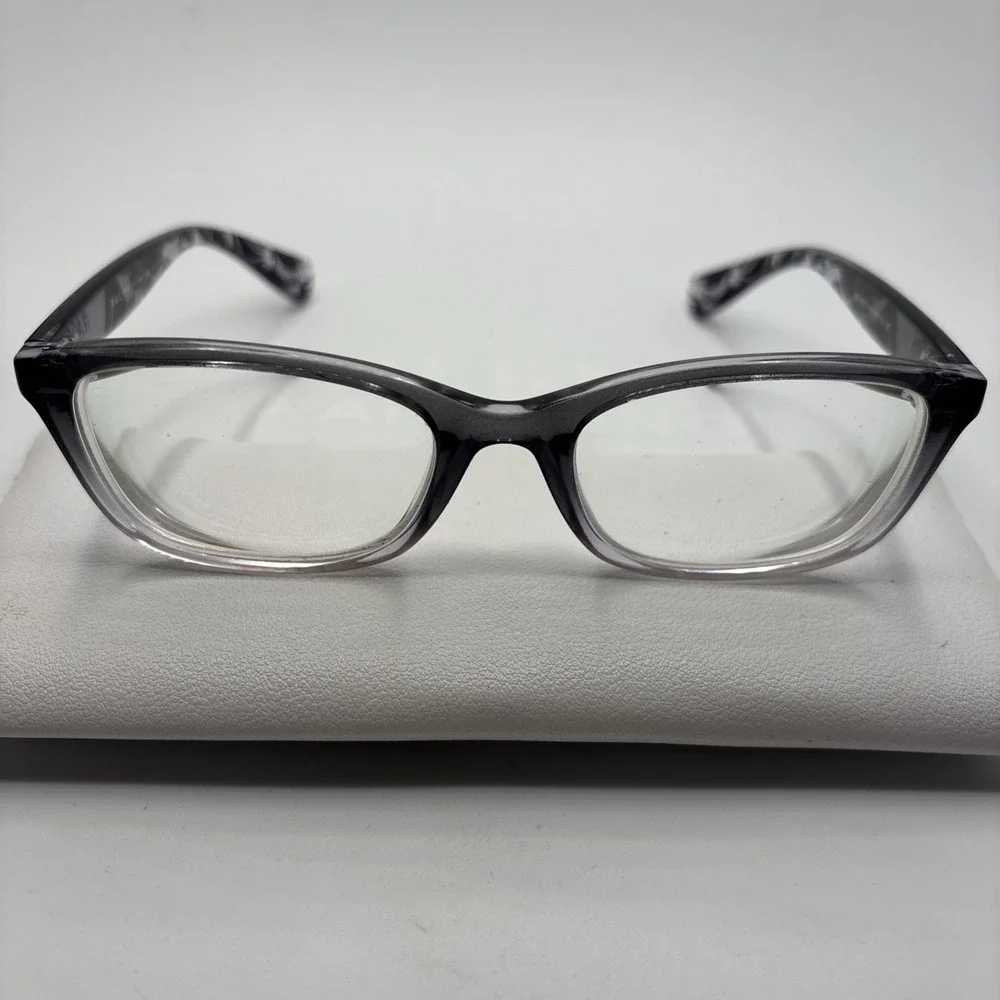 Ralph Lauren Eyeglasses Womens Grey Ombre Floral RA7072 1511 51-18-140mm #C287